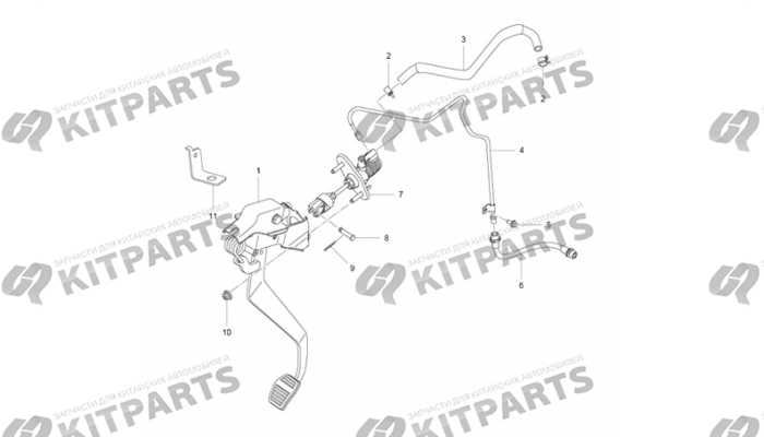 Педаль сцепления Lifan