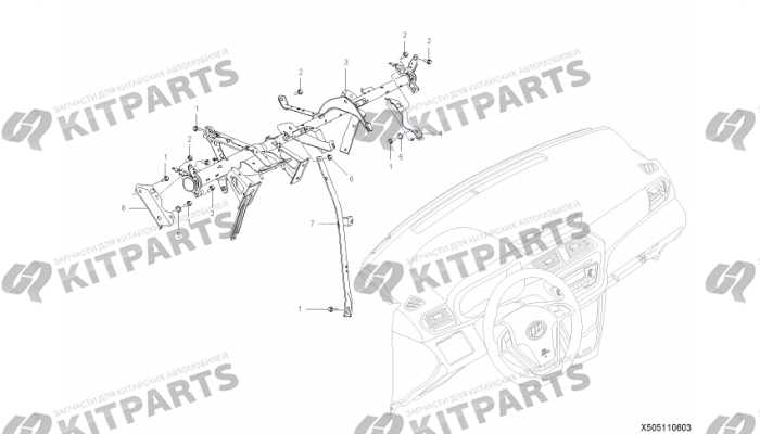 Основание панели приборов Lifan