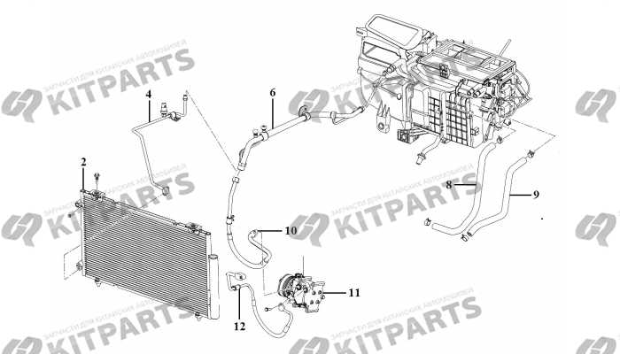 Трубки кондиционера, компрессор Lifan