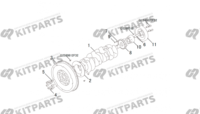 4D20D коленвал Haval H6