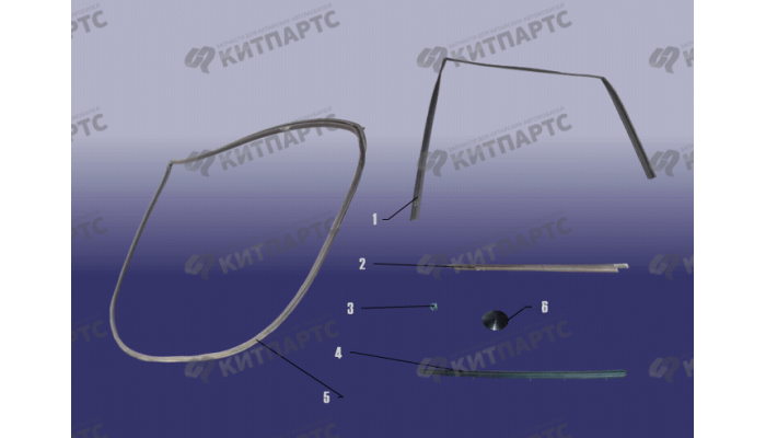 Уплотнители передней левой двери Chery