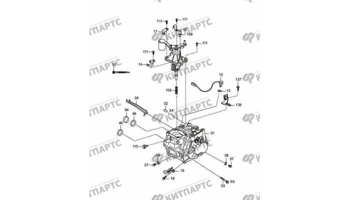 (MT) rear shell of transmission FAW