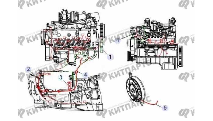 Жгут проводов двигателя Great Wall